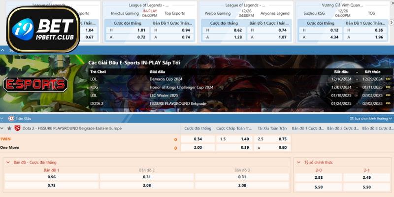 Thể thao điện tử siêu hot với đa dạng tỷ lệ kèo anh em nên chơi